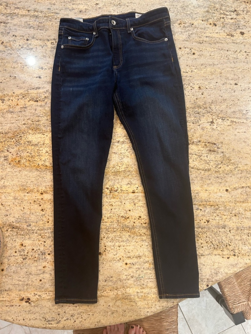 rag & bone Deep Indigo Skinny Jeans
